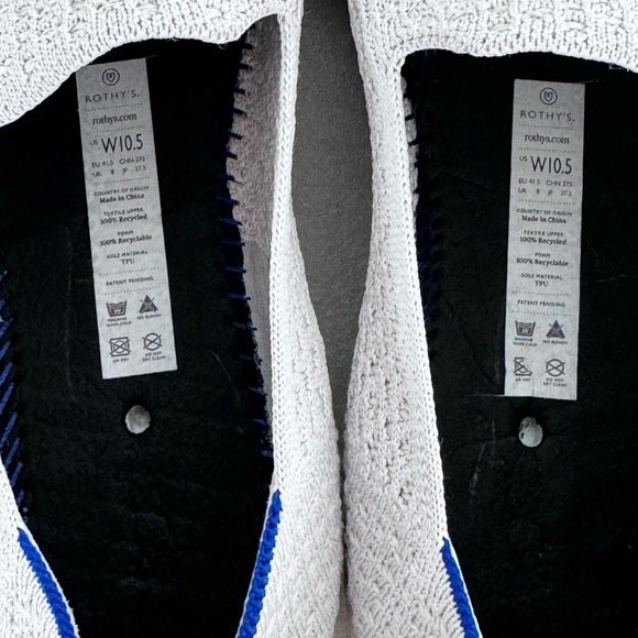 Rothy's Salt White Honeycomb Knit
Women's Sneakers 10.5 - Picture 12 of 13